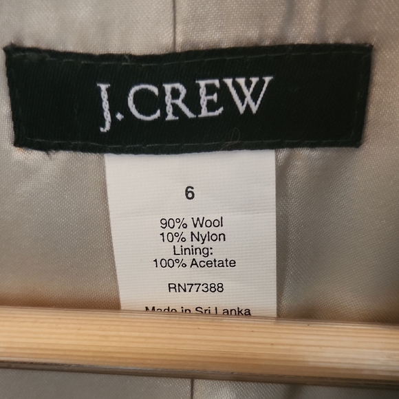 J. Crew Light Blue Double-Breasted Coat - Picture 3 of 6
